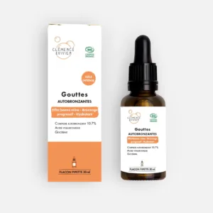 Gouttes autobronzantes hâle intense