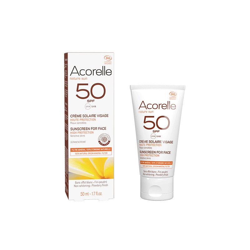 Crème Solaire Visage SPF50