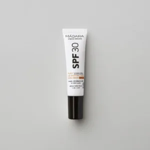 Écran solaire visage anti-âge aux cellules souches végétales SPF30, 10ml format voyage